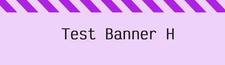 Test Banner H