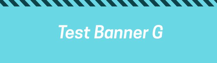 Test Banner G