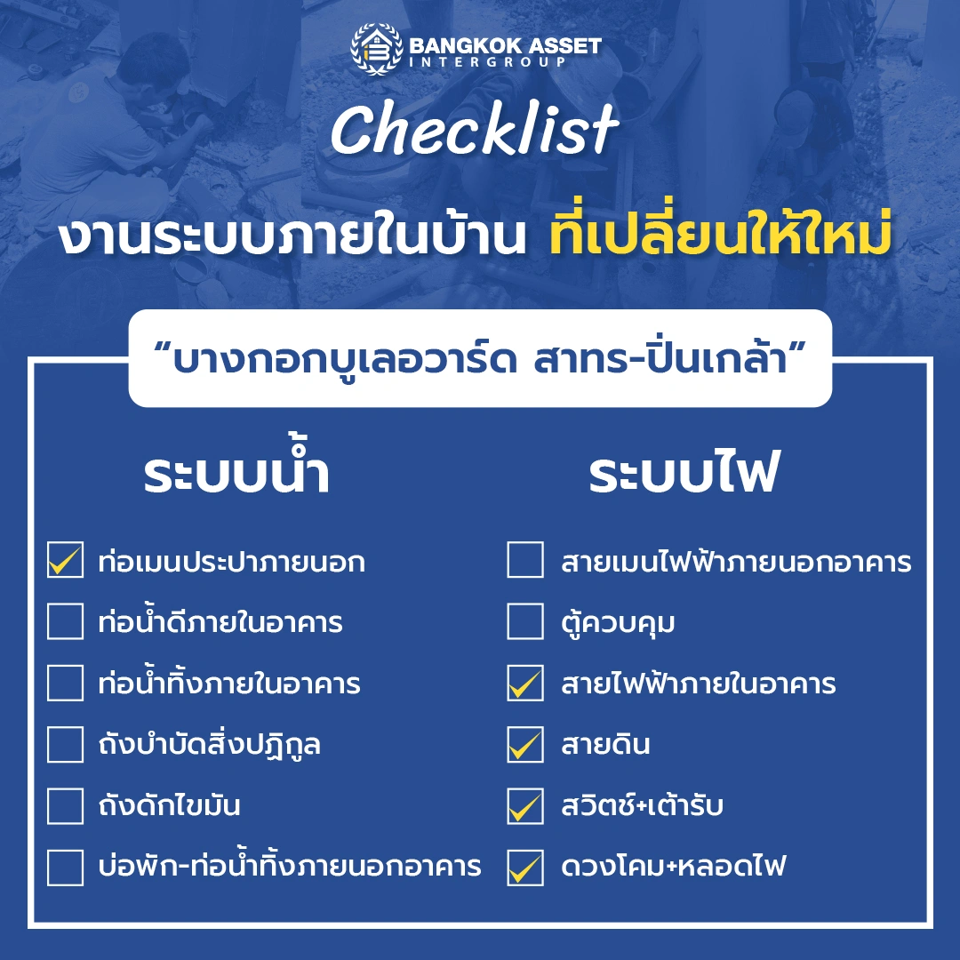 บ้านมือสองตกแต่งใหม่ โครงการ บางกอก บูเลอวาร์ด สาทร-ปิ่นเกล้า จาก SC ASSET เนื้อที่ 72.7 ตร.ว. บนพื้นที่ใช้สอยกว่า 330.08 ตร.ม. ฟังก์ชัน 4 ห้องนอน 4 ห้องน้ำ จอดรถได้ 3 คัน บนทำเลใจกลางราชพฤกษ์ ใกล้ห้างเซ็นทรัล เวสวิลล์, ทางพิเศษประจิมรัถยา พร้อมเชื่อมสู่สาทร-ปิ่นเกล้า ได้อย่างรวดเร็ว
