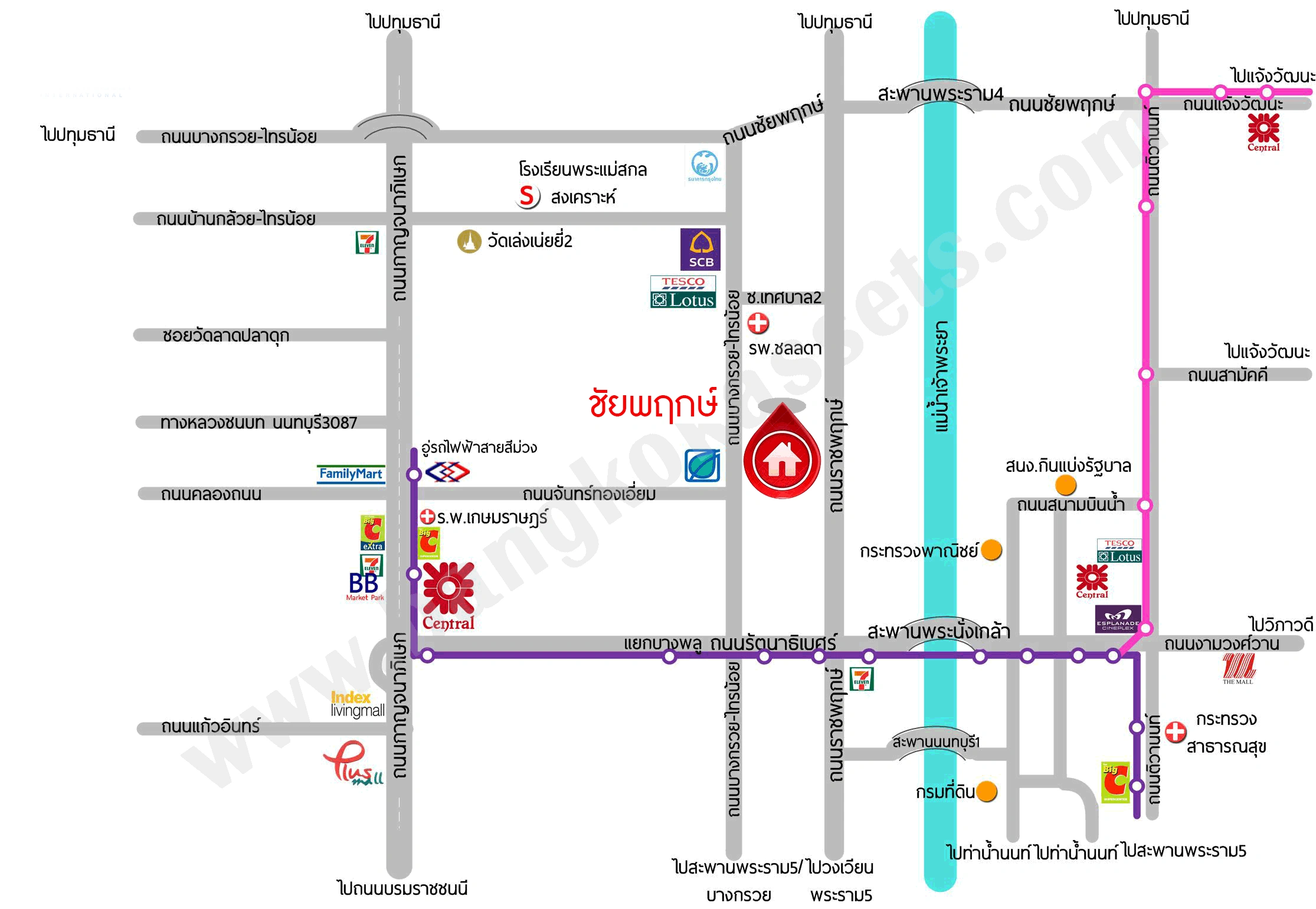 บ้านมือสองตกแต่งใหม่ โครงการ ชัยพฤกษ์ บางบัวทอง เนื้อที่ 82.4 ตร.ว. พื้นที่ใช้สอย 254.31 ตร.ม. ฟังก์ชัน 3 ห้องนอน 3 ห้องน้ำ จอดรถได้ 2 คัน พร้อม Facilities โครงการครบครัน ทำเลติดถนนบางกรวย-ไทรน้อย เชื่อมต่อถนนกาญจนาภิเษก ใกล้เซ็นทรัลเวสต์เกต และรถไฟฟ้าสายสีม่วง "สถานีบางพลู"