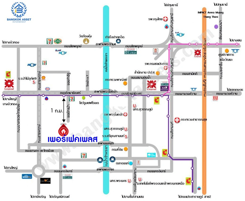 บ้านมือสองตกแต่งใหม่ โครงการ เพอร์เฟคเพลส รัตนาธิเบศร์-ไทรม้า บนเนื้อที่ 59.8 ตร.ว. พื้นที่ใช้สอย 187.67 ตร.ม. ฟังก์ชัน 3 ห้องนอน 3 ห้องน้ำ จอดรถได้ 2 คัน ใกล้ 2 เซ็นทรัล ทั้งเซ็นทรัลรัตนาธิเบศร์, เซ็นทรัลเวสต์เกต บนทำเลเชื่อมต่อได้หลายเส้นทาง ติดถนนรัตนาธิเบศร์ และ รถไฟฟ้าสายสีม่วง "สถานีบางรักน้อย