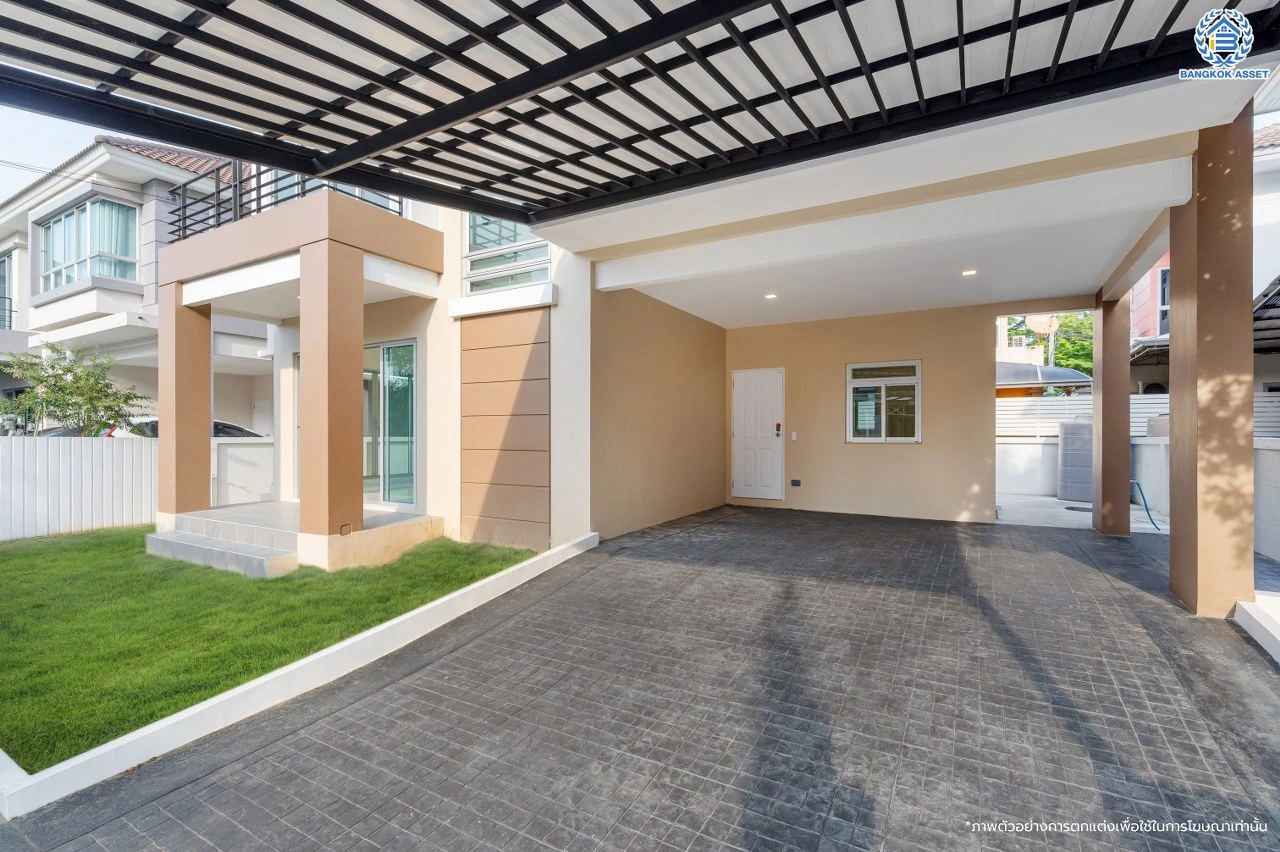 ขาย - บ้านมือสองตกแต่งใหม่ โครงการ Nonvedian บางศรีเมือง (นนทวดี) เนื้อที่ 50 ตร.ว. พื้นที่ใช้สอย 208.29 ตร.ม. ฟังก์ชัน 3 ห้องนอน 3 ห้องน้ำ 2 ที่จอดรถ รีโนเวทพร้อมเข้าอยู่ เชื่อมต่อหลายเส้นทาง ทั้งถนนรัตนาธิเบศร์ ถนนติวานนท์ ถนนนครอินทร์ และยังสามารถเดินทางด้วยเรือได้ ใกล้รถไฟฟ้าสายสีม่วง "สถานีสะพา