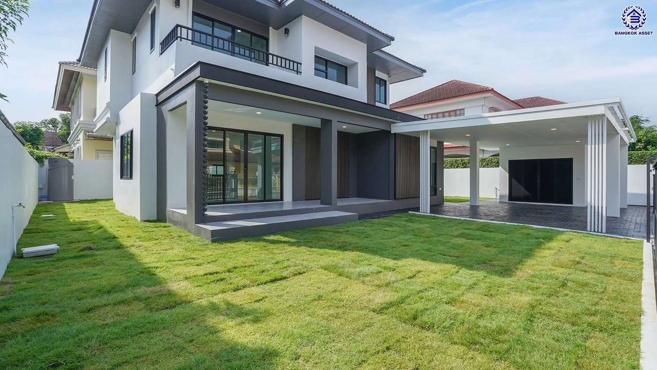 บ้านมือสองตกแต่งใหม่ คุณภาพแบรนด์ LH โครงการ ชลลดา บางบัวทอง ฟังก์ชันจัดเต็ม 4 ห้องนอน 3 ห้องน้ำ จอดรถได้ 2 คัน บนเนื้อที่ 100 ตร.ว. พื้นที่ใช้สอย 277.67 ตร.ม. พร้อม Facilities ครบ บนทำเลคุณภาพ เชื่อมต่อได้หลายเส้นทาง ใกล้เซ็นทรัลเวสต์เกต และรถไฟฟ้าสายสีม่วง "สถานีบางพลู"