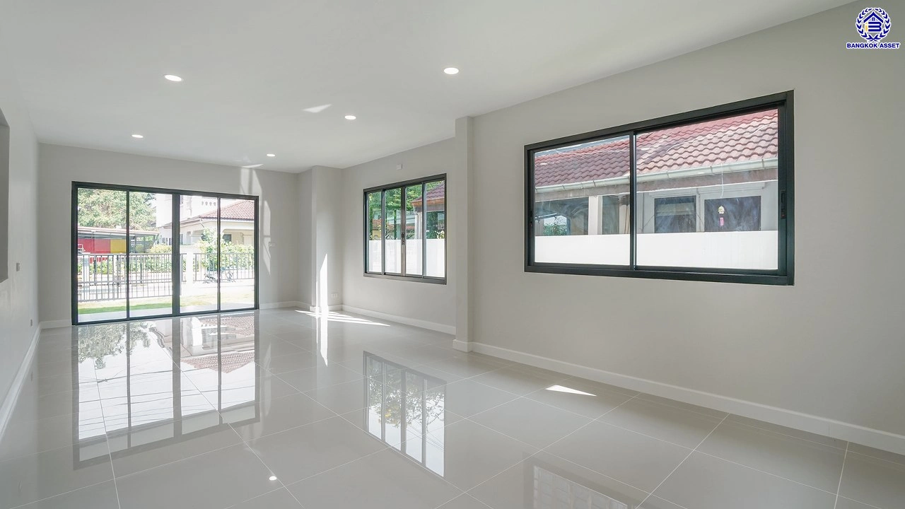 บ้านมือสองตกแต่งใหม่ คุณภาพแบรนด์ LH โครงการ ชลลดา บางบัวทอง ฟังก์ชันจัดเต็ม 4 ห้องนอน 3 ห้องน้ำ จอดรถได้ 2 คัน บนเนื้อที่ 100 ตร.ว. พื้นที่ใช้สอย 277.67 ตร.ม. พร้อม Facilities ครบ บนทำเลคุณภาพ เชื่อมต่อได้หลายเส้นทาง ใกล้เซ็นทรัลเวสต์เกต และรถไฟฟ้าสายสีม่วง "สถานีบางพลู"