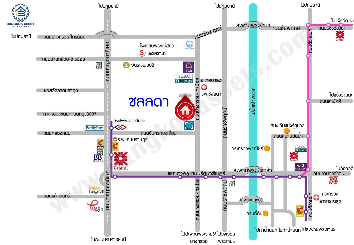 บ้านมือสองตกแต่งใหม่ คุณภาพแบรนด์ LH โครงการ ชลลดา บางบัวทอง ฟังก์ชันจัดเต็ม 4 ห้องนอน 3 ห้องน้ำ จอดรถได้ 2 คัน บนเนื้อที่ 100 ตร.ว. พื้นที่ใช้สอย 277.67 ตร.ม. พร้อม Facilities ครบ บนทำเลคุณภาพ เชื่อมต่อได้หลายเส้นทาง ใกล้เซ็นทรัลเวสต์เกต และรถไฟฟ้าสายสีม่วง "สถานีบางพลู"